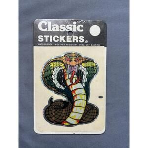 1980 Vintage - Classic Stickers - Prism Cobra - NEW